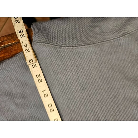 A new Day Pullover oversized XL blue ribbed texture wide sleeve - Picture 8 of 8
